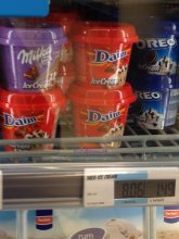 daim milka duits chocolade ijs