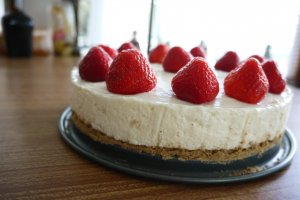 Aardbeien Strawberry Cheesecake