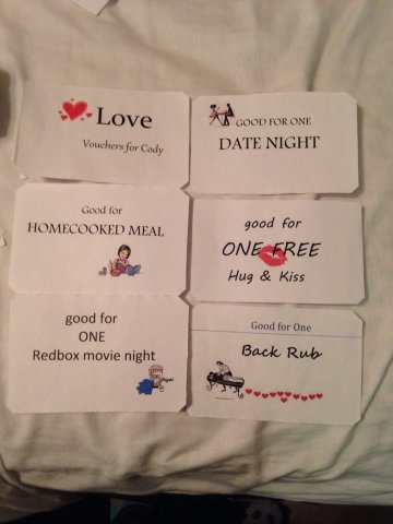 DIY coupon boekje valentijnsdag